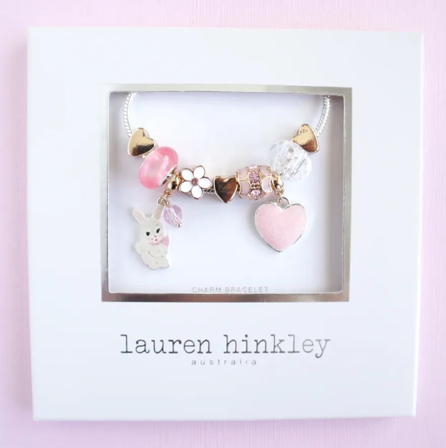 Charm Bracelet - Floral Dreams Bunny