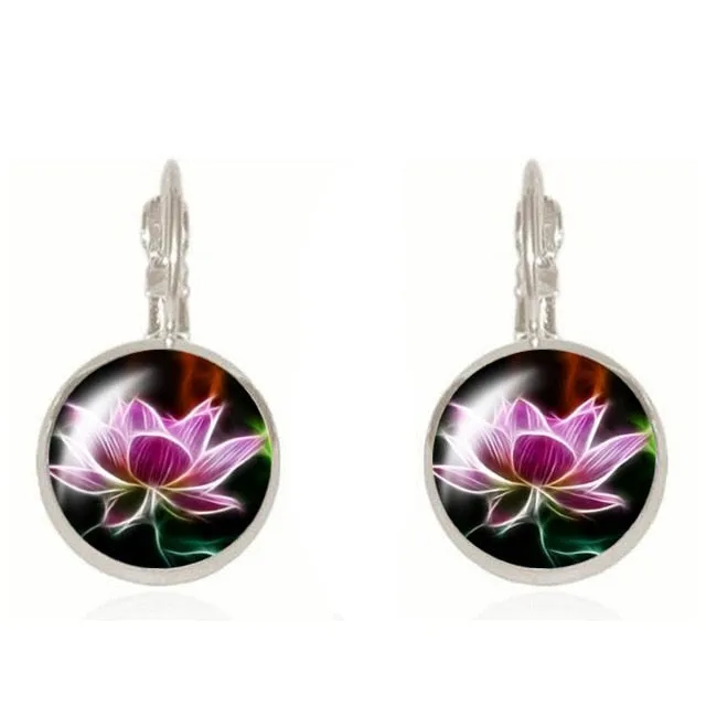 Charm Henna Yoga Amulet Ladies Earrings