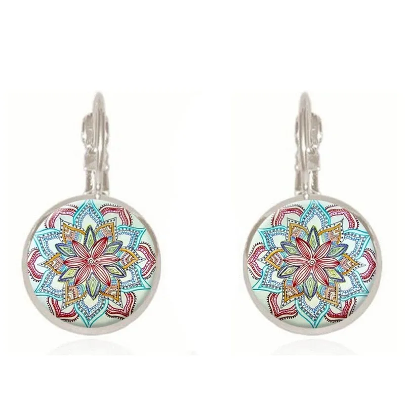 Charm Henna Yoga Amulet Ladies Earrings