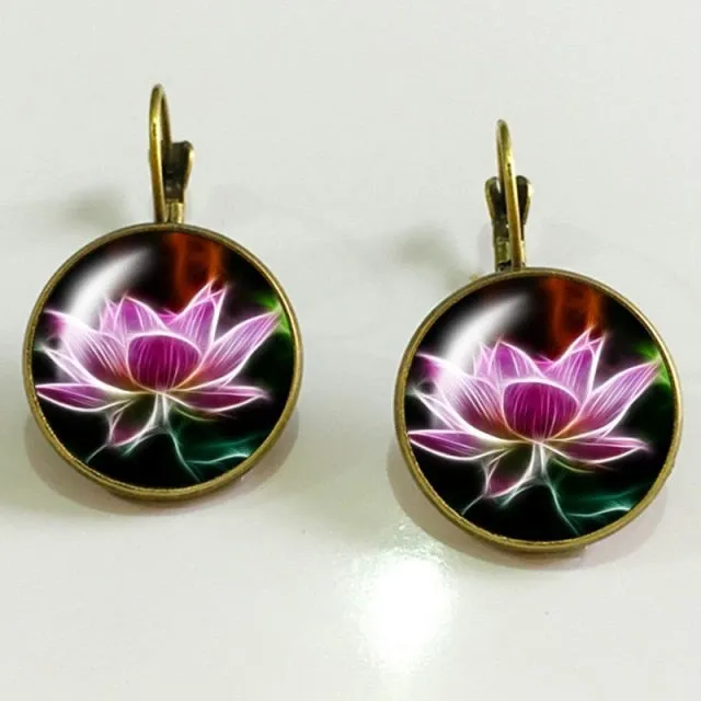 Charm Henna Yoga Amulet Ladies Earrings