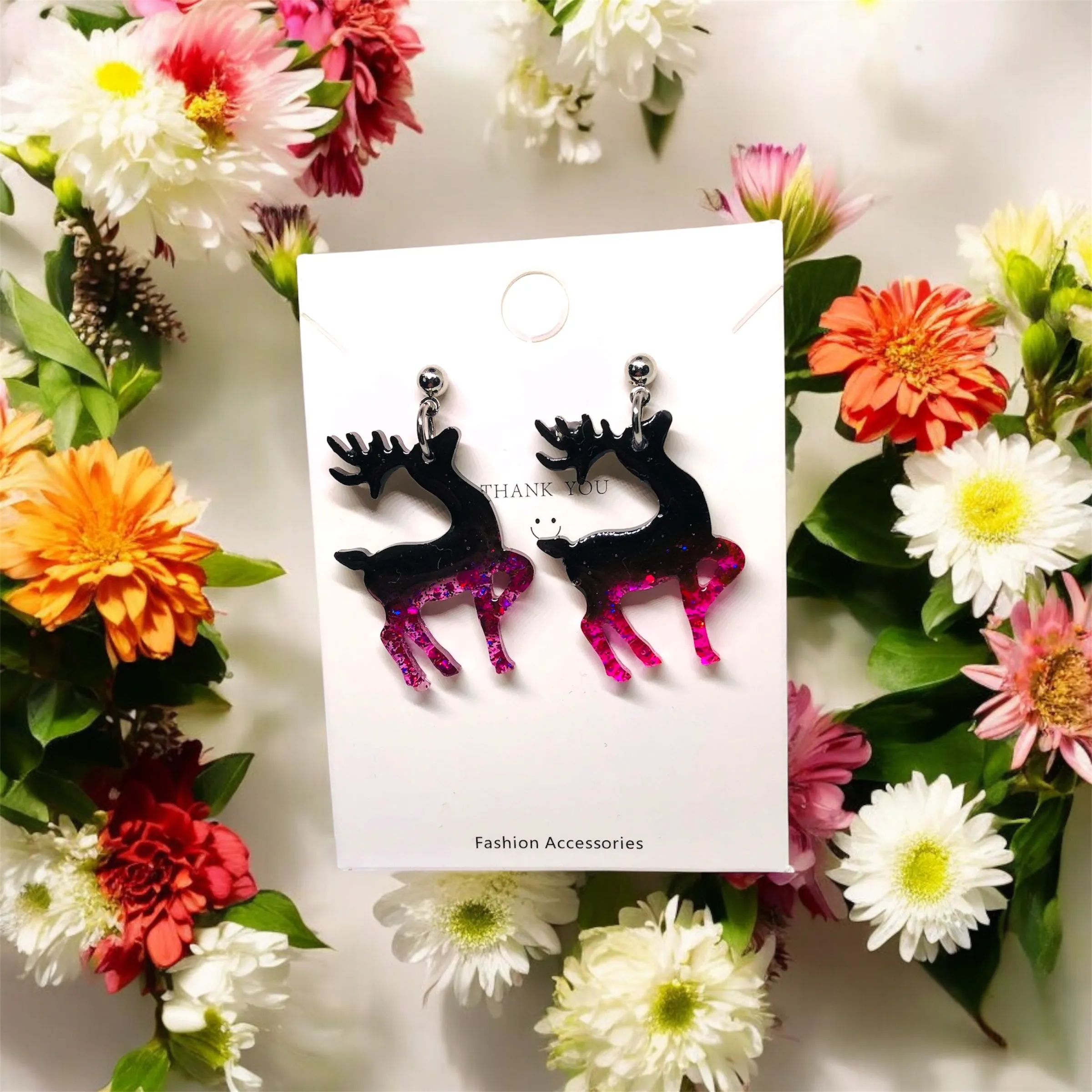 Christmas Reindeer Earrings