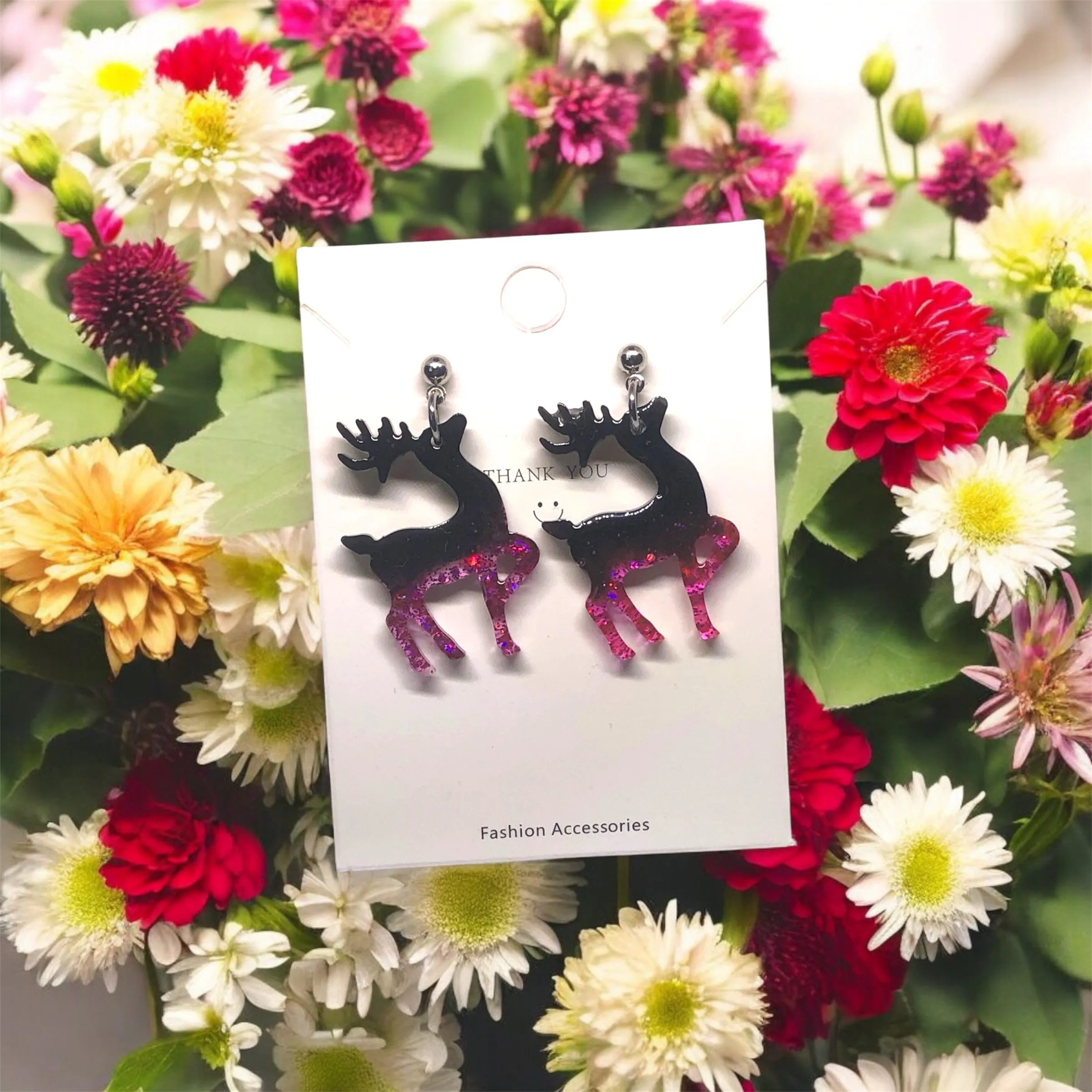 Christmas Reindeer Earrings