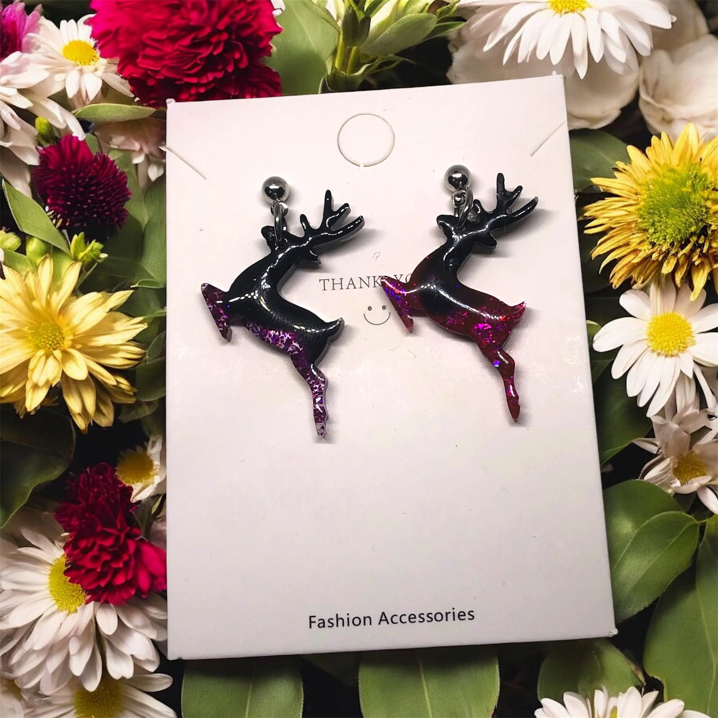 Christmas Reindeer Earrings