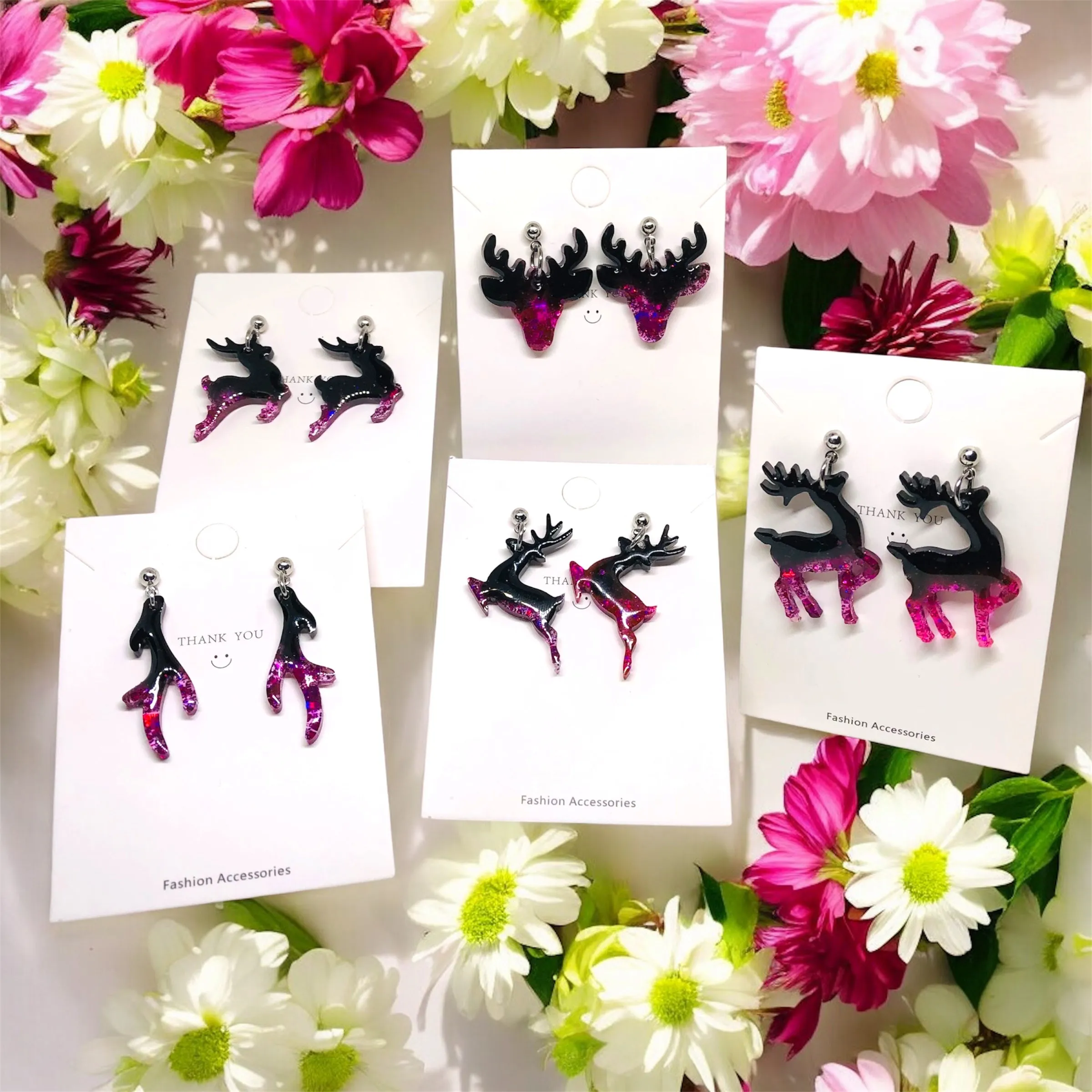 Christmas Reindeer Earrings