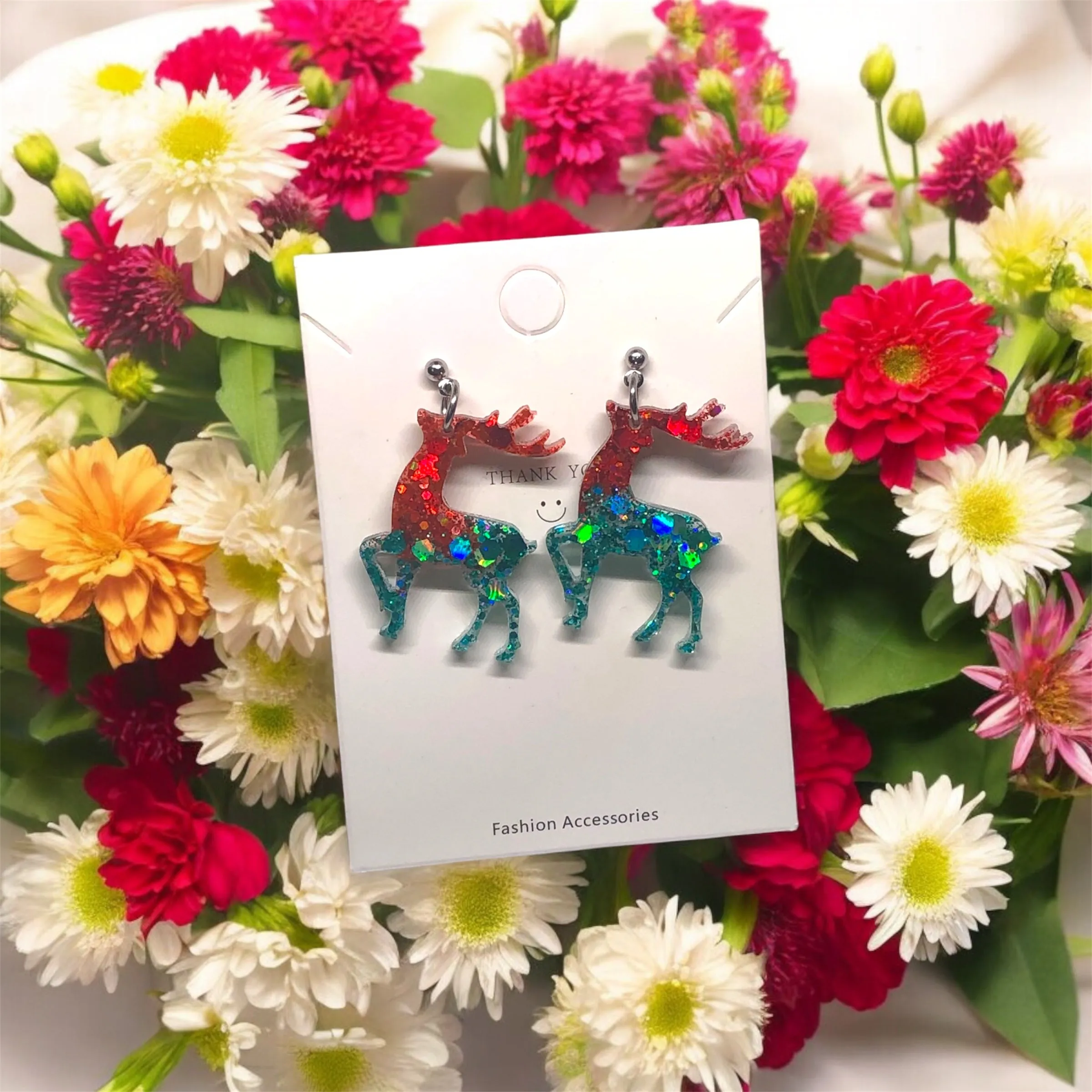 Christmas Reindeer Earrings