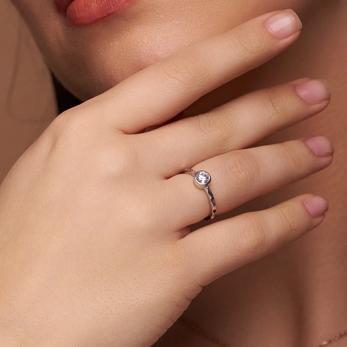 Classic Bezel-Set Proposal Ring