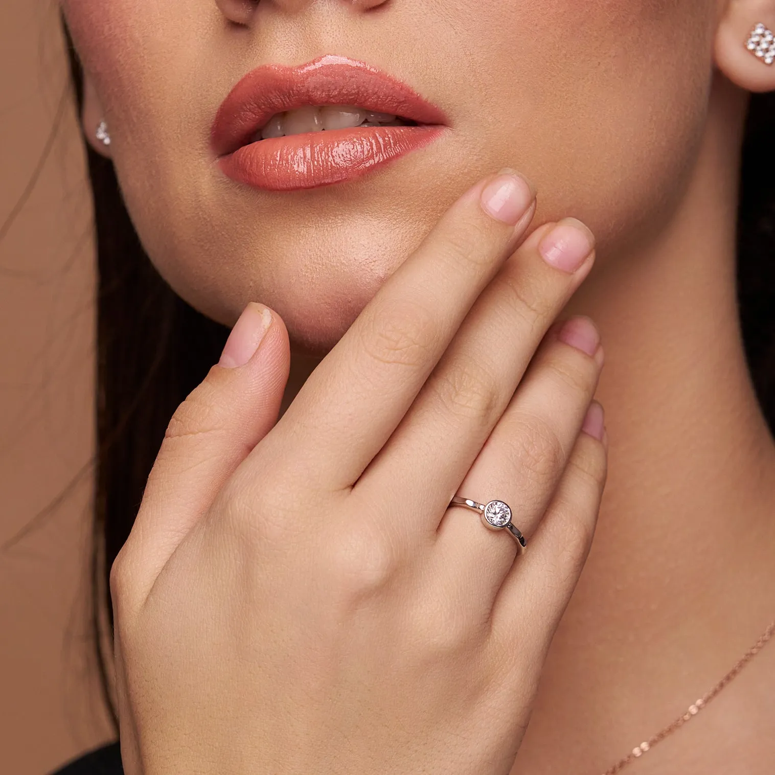 Classic Bezel-Set Proposal Ring
