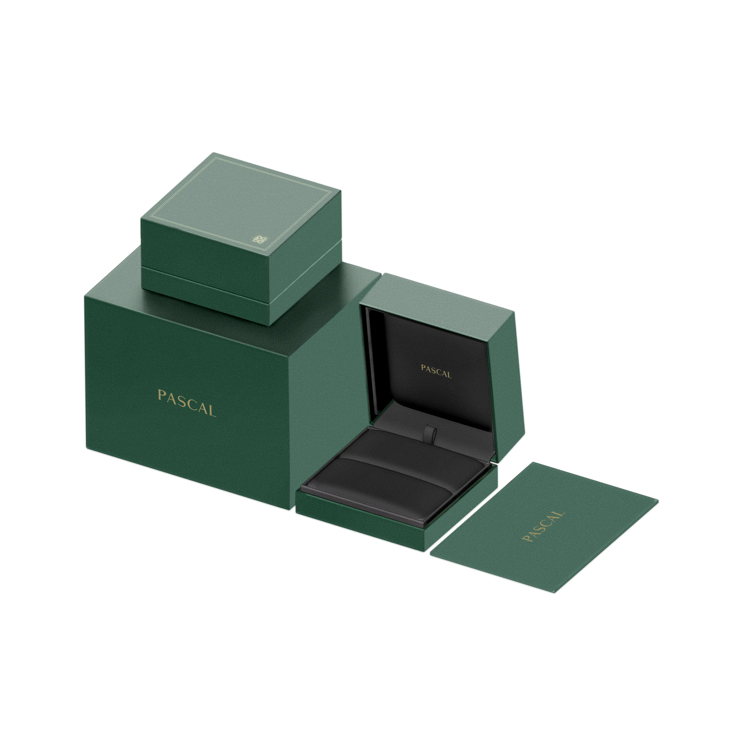 Classic Black Diamond Tennis Ring