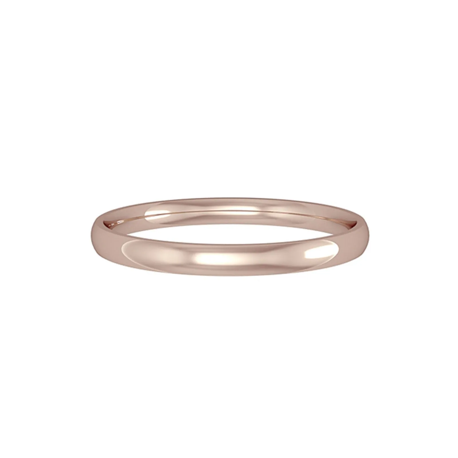 Classic Court Style Wedding Band 2.0mm