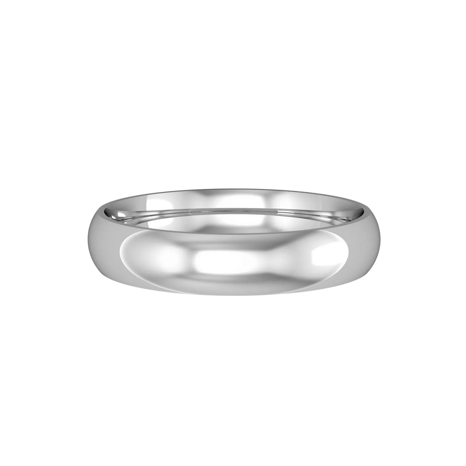 Classic Court Style Wedding Band 4.0mm