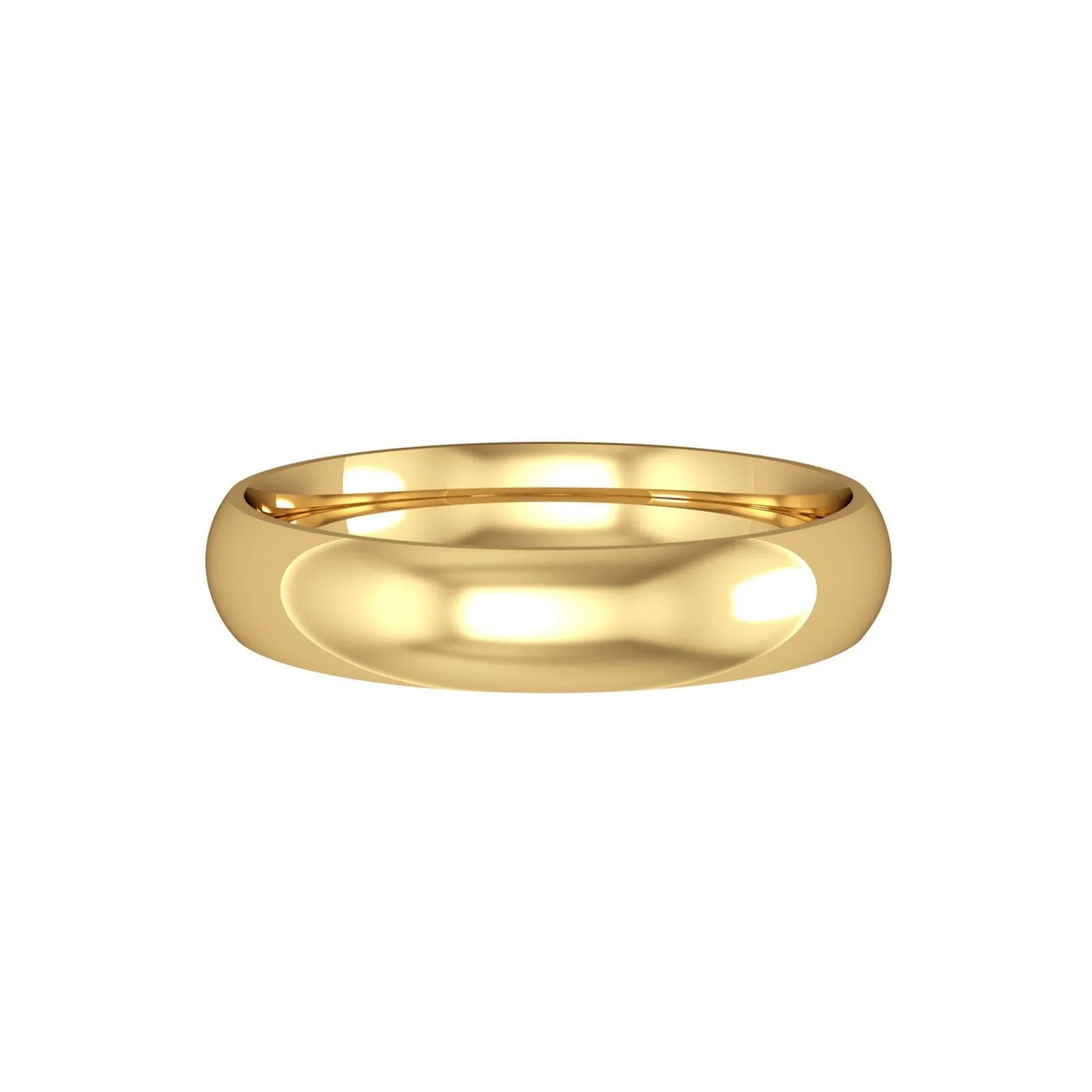 Classic Court Style Wedding Band 4.0mm
