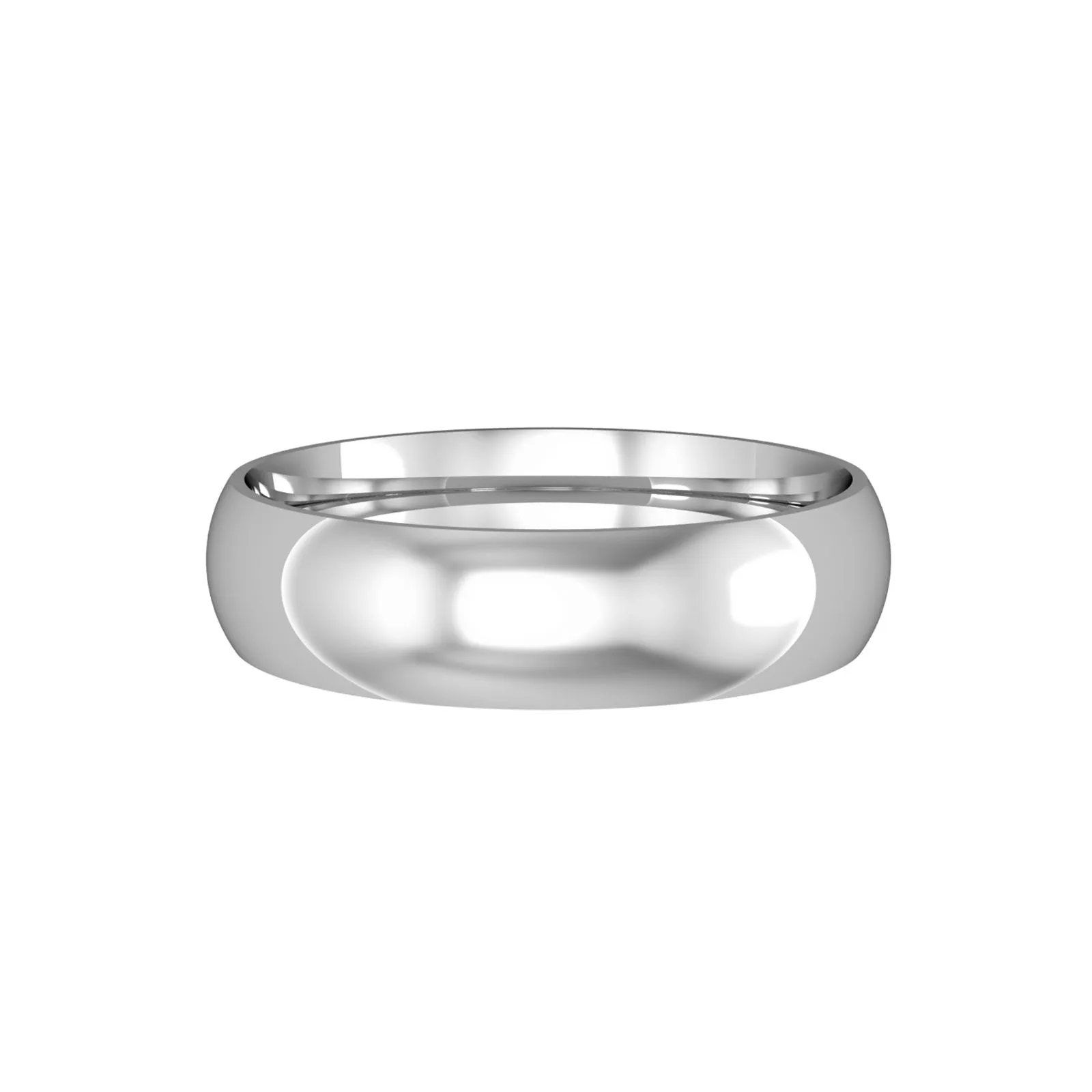 Classic Court Style Wedding Band 5.0mm