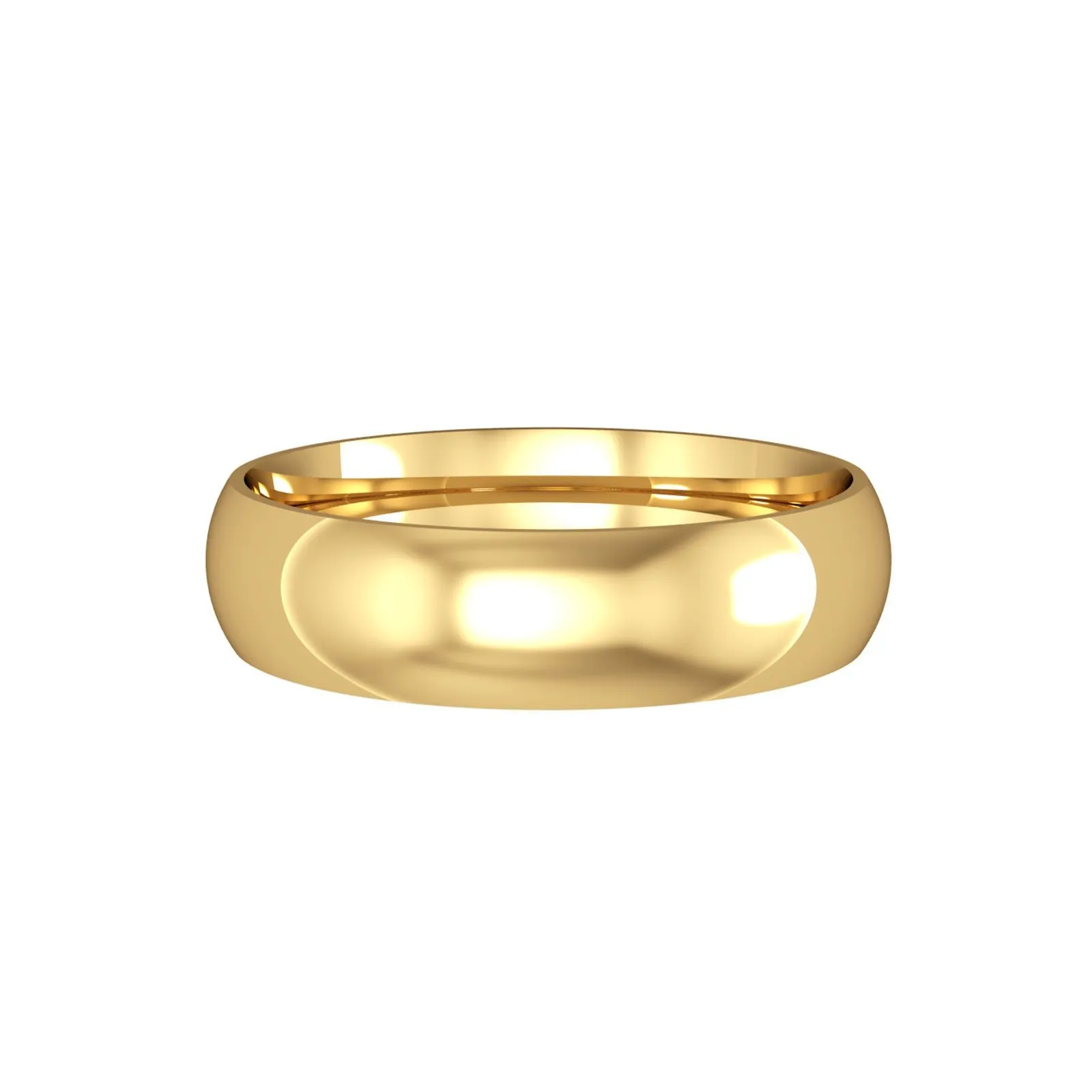 Classic Court Style Wedding Band 5.0mm