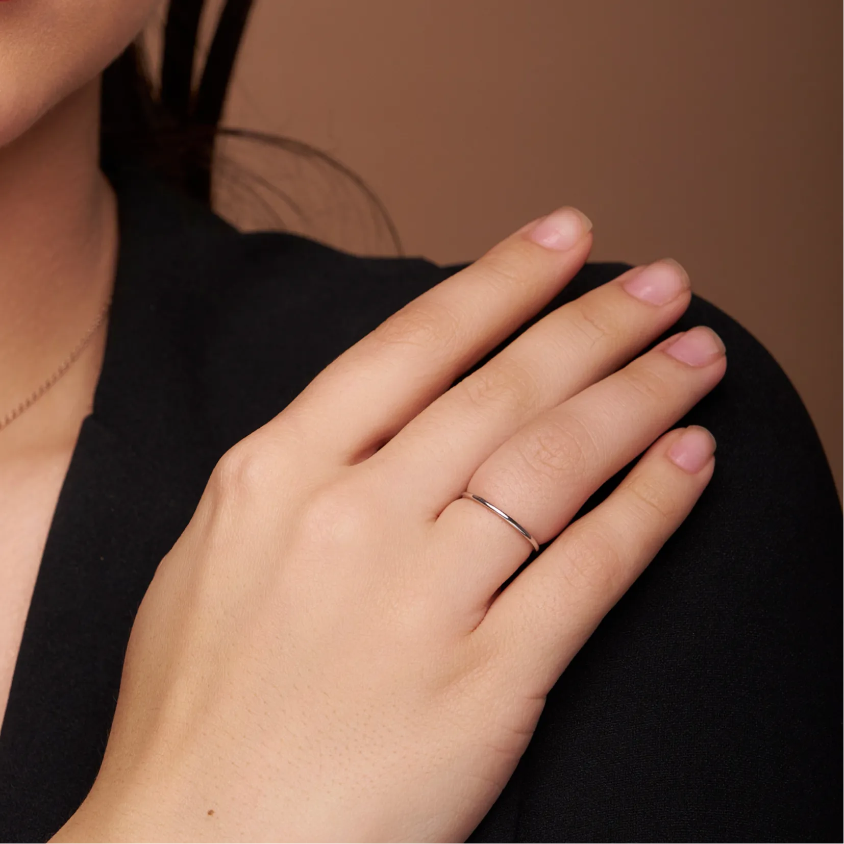 Classic Silver Thin Band Ring