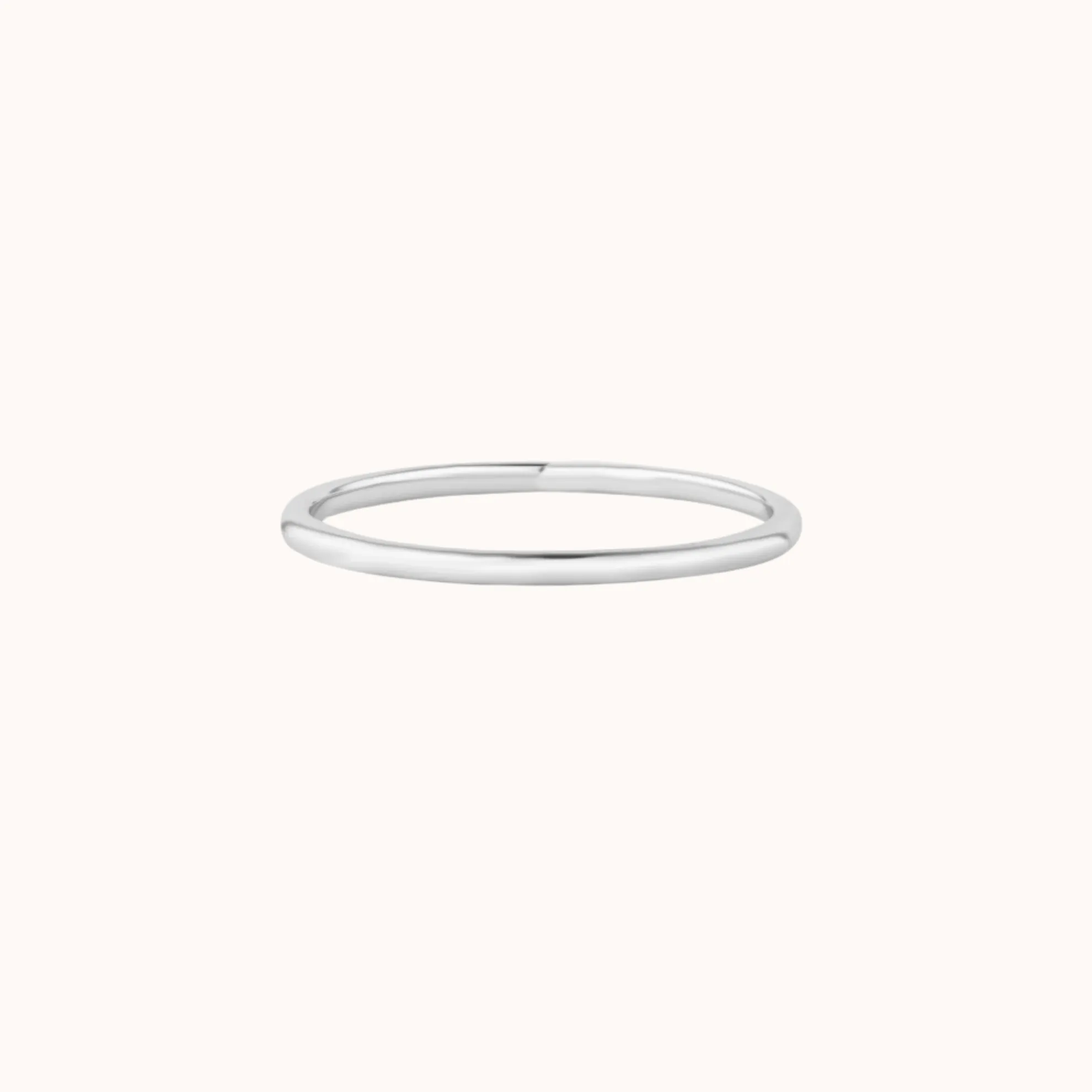 Classic Silver Thin Band Ring
