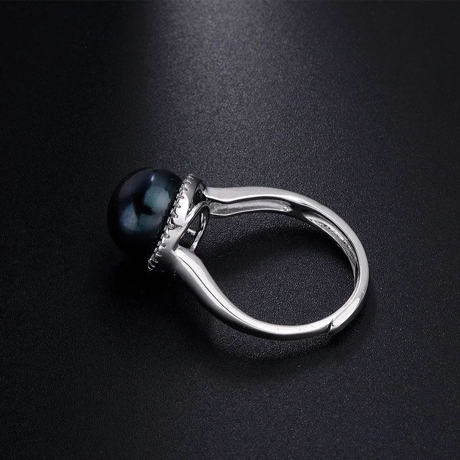 Classic Style Natural Freshwater Pearl Rings For Women