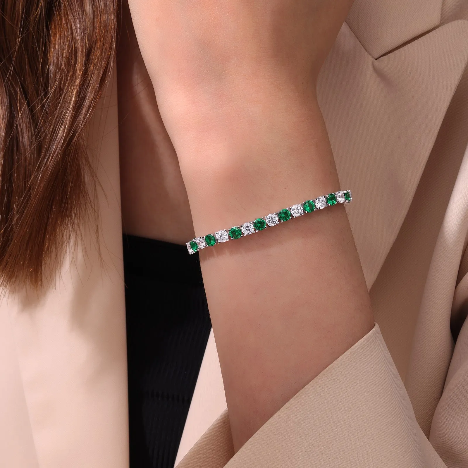 Classic Tennis Bracelet B0176CLP65