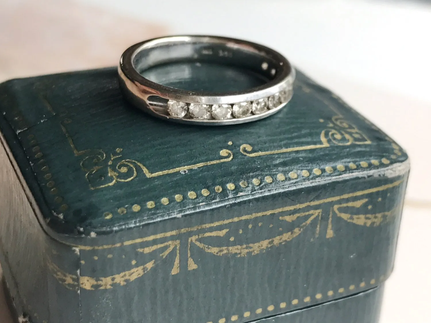 Classic White Gold Diamond Wedding Band