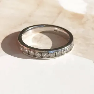 Classic White Gold Diamond Wedding Band