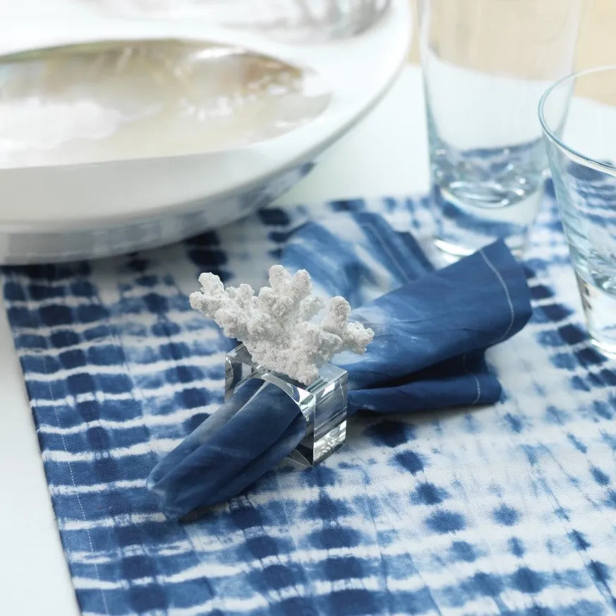 Coral Napkin Rings - Set of 6