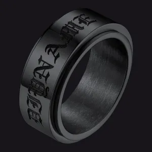 Custom Fidget Spinner Anxiety Rings for Men Women, 9mm/15mm
