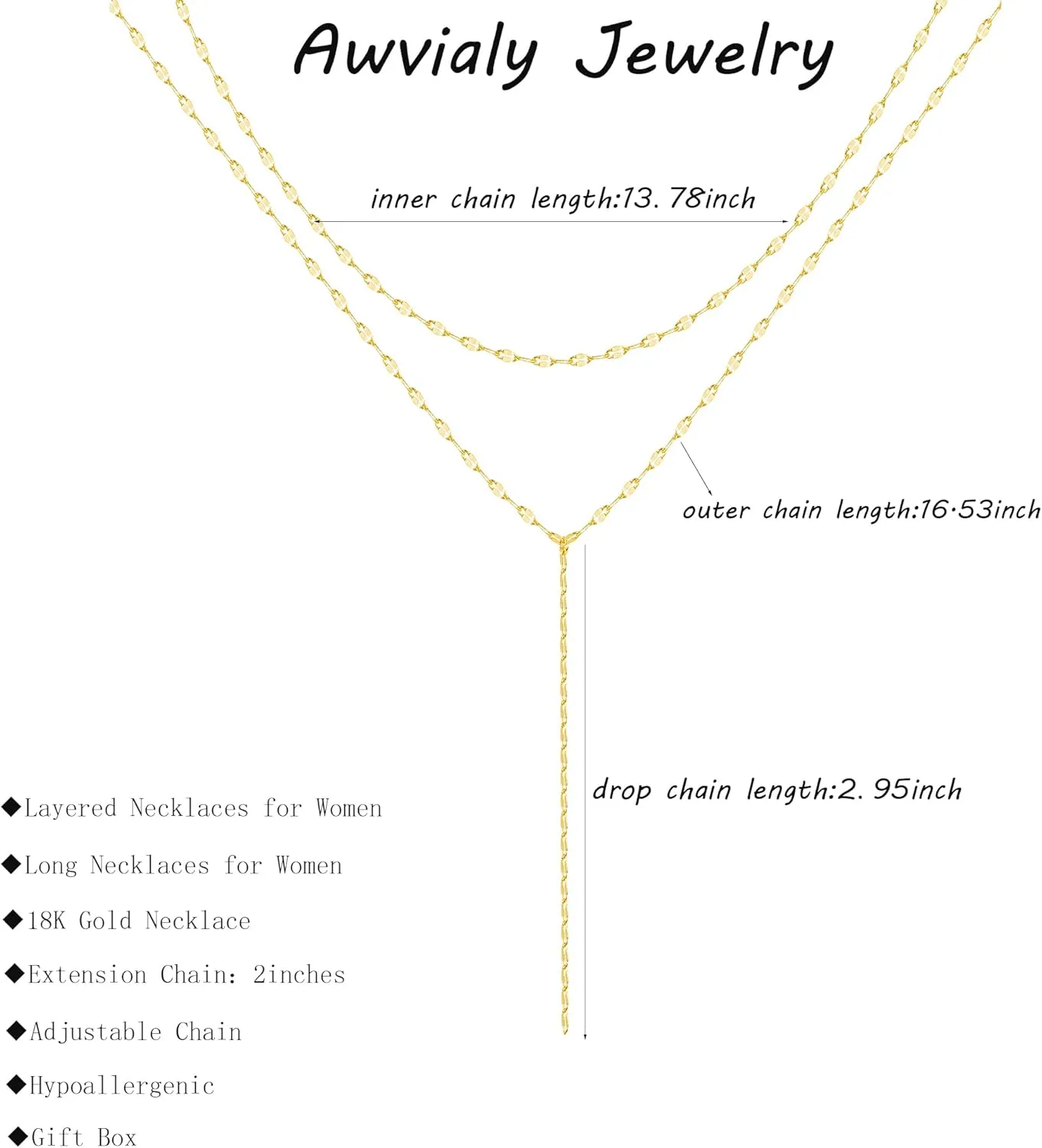 Dainty Gold Necklace for Women, Cute Long Necklace 14K Gold Plated CZ Lips Bead Y Shaped Lariat Necklace Simple Gold Choker Necklace Aesthetic Drop Necklace Trendy Gold Jewelry for Women