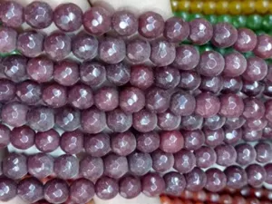 Dark Purple Circular Agate Stones