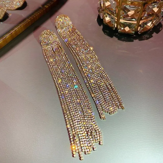 Diva Crystal Earrings