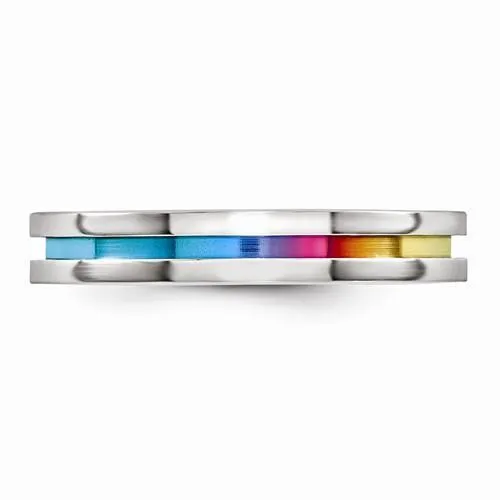 Edward Mirell Titanium Anodized Ring - 4mm