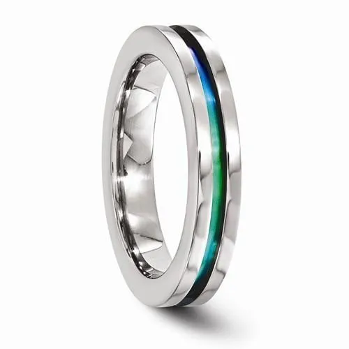 Edward Mirell Titanium Anodized Ring - 4mm