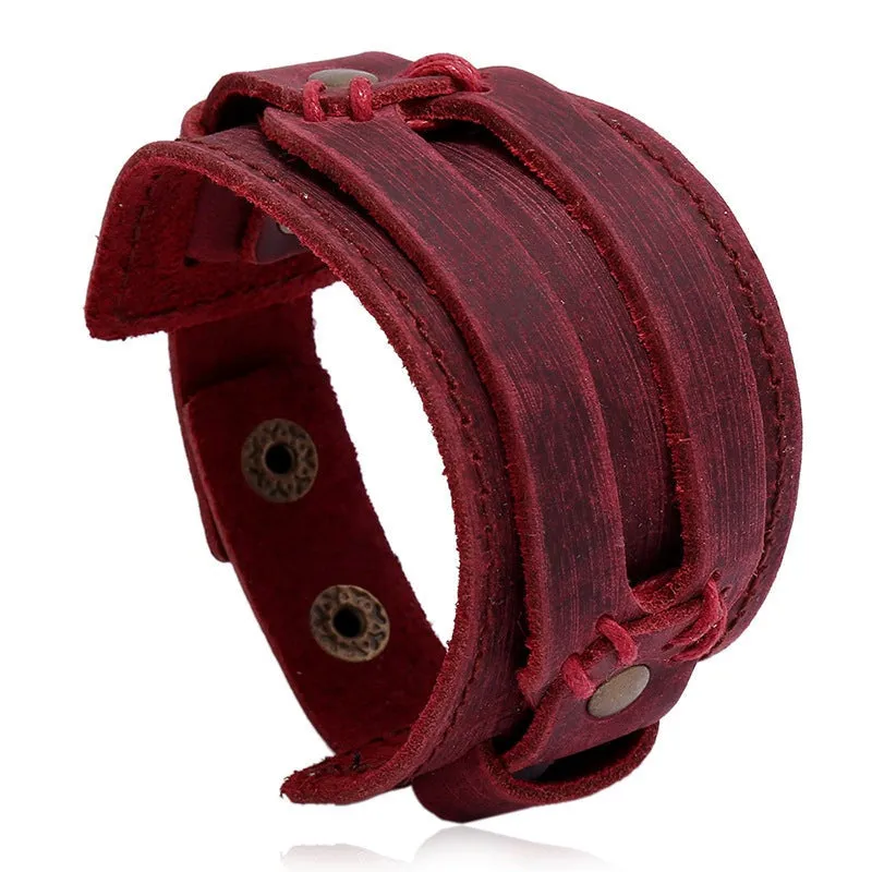 Edwardian Wrist Bands - Steampunk Leather Bracelet by The Nevermore