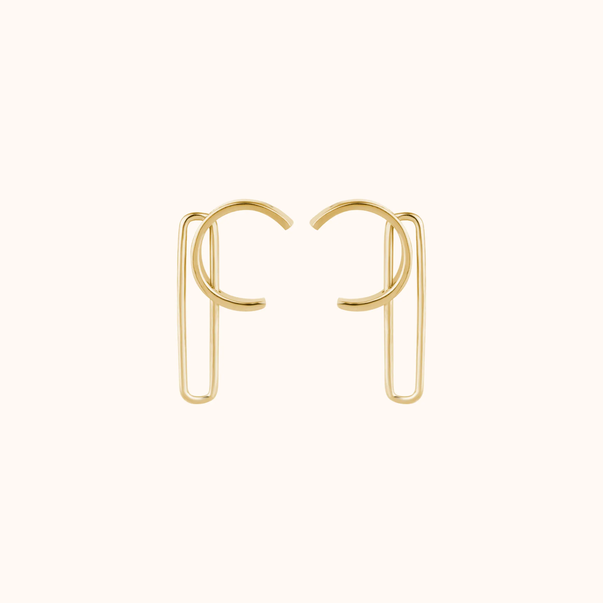 Elegant Abstract Drop Earring