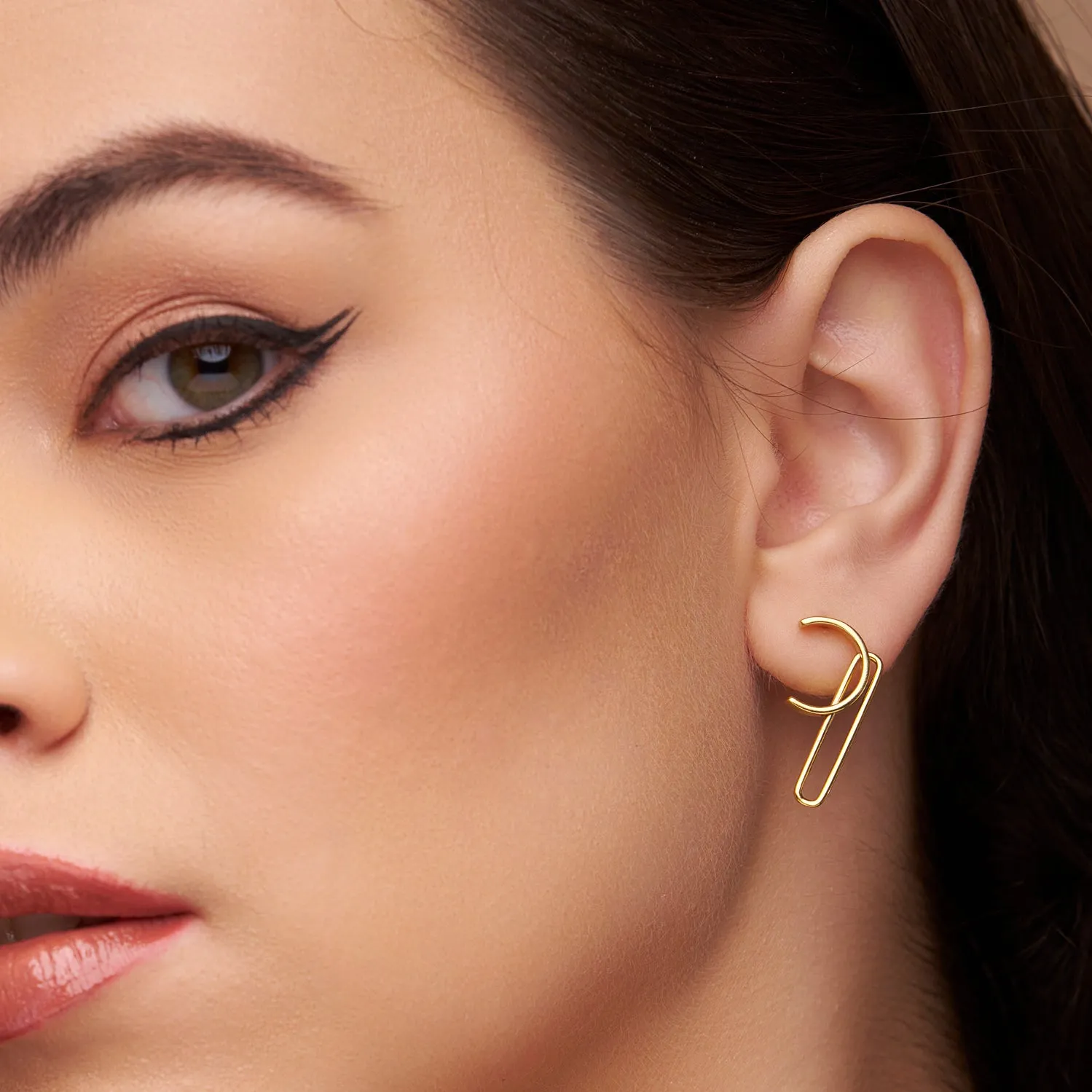Elegant Abstract Drop Earring