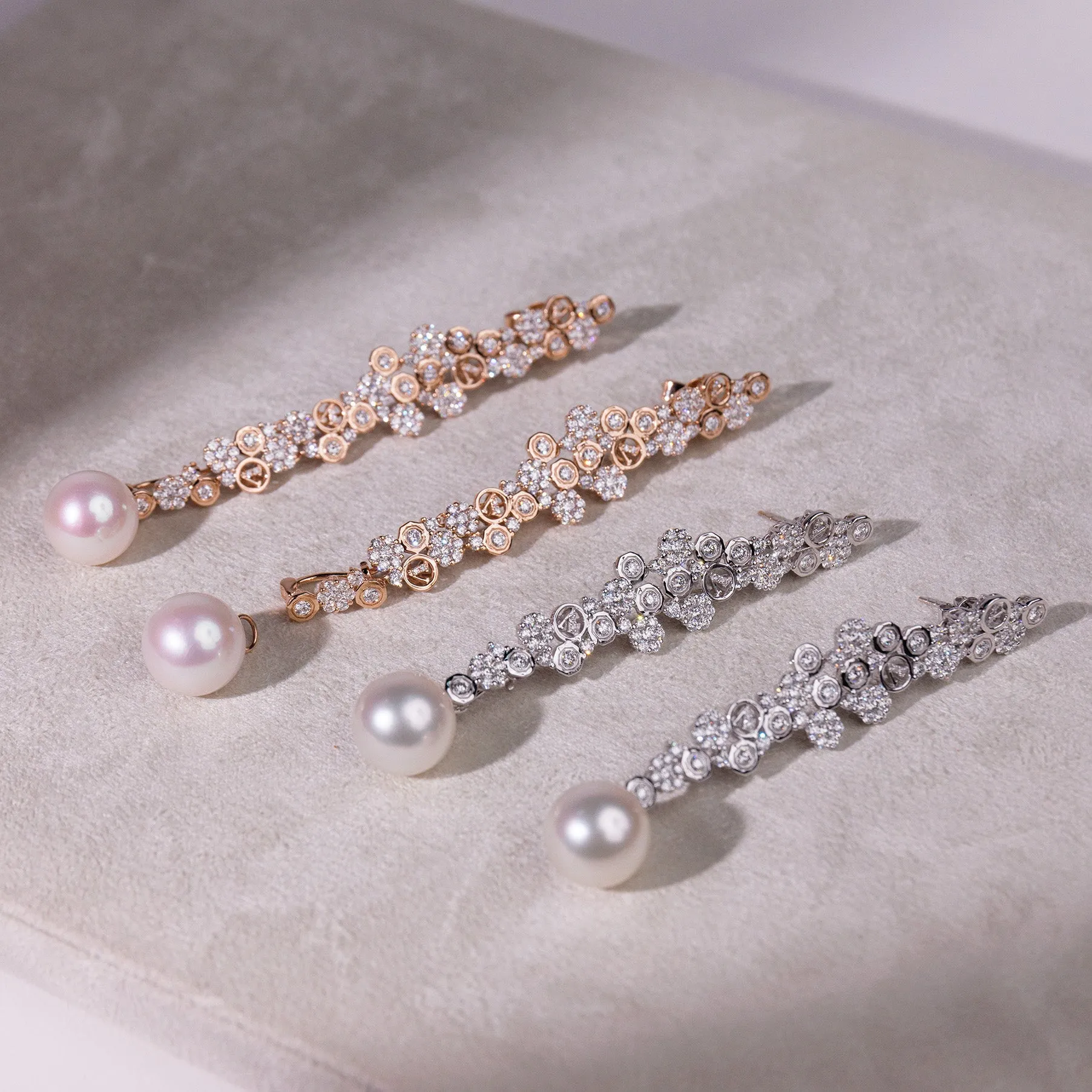 Elegant Affinity - Short Pearl Dangles