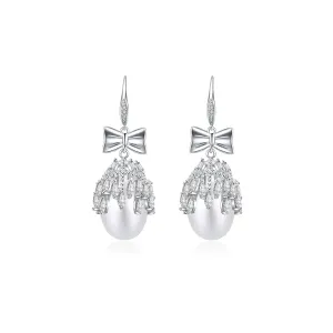 Elegant Freshwater Pearl Earrings WE00234