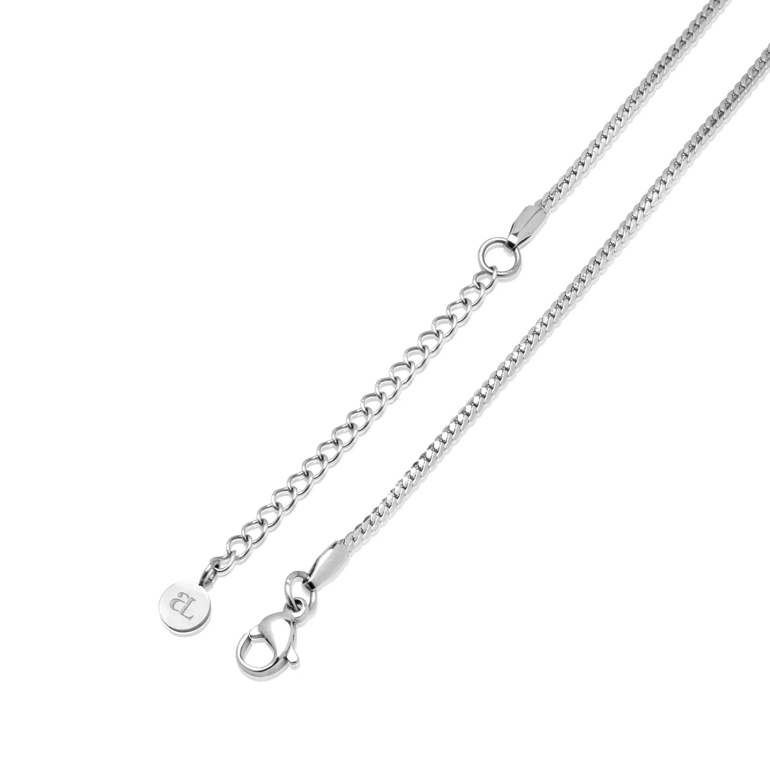 Fine Snake Chain Necklace (Silver)