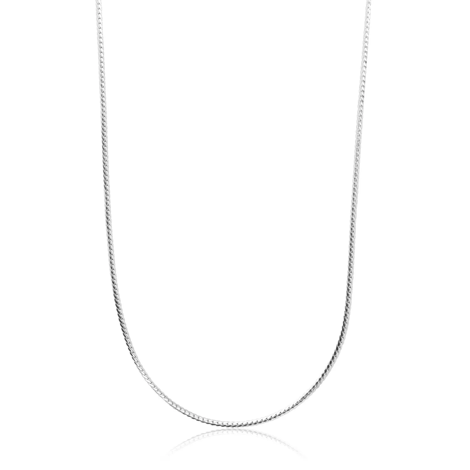 Fine Snake Chain Necklace (Silver)