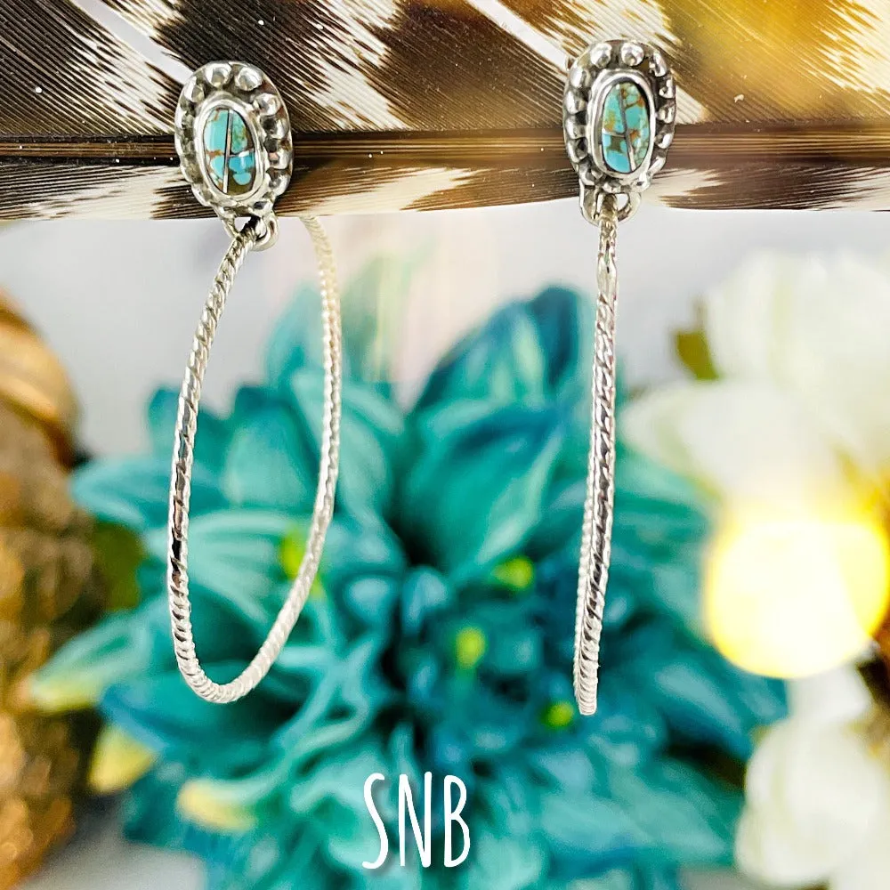 Girls Just Wanna Have Fun {Sierra Nevada turquoise} Stud & Hoops
