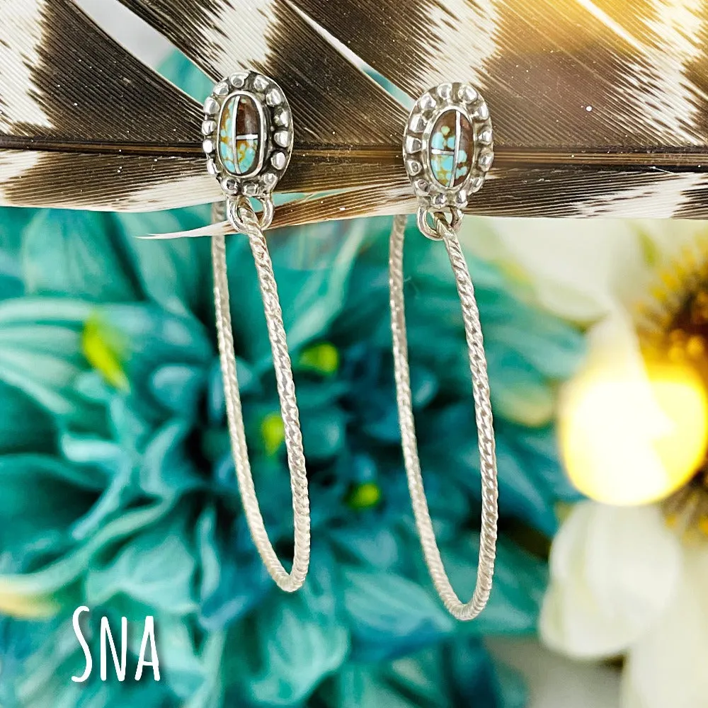 Girls Just Wanna Have Fun {Sierra Nevada turquoise} Stud & Hoops