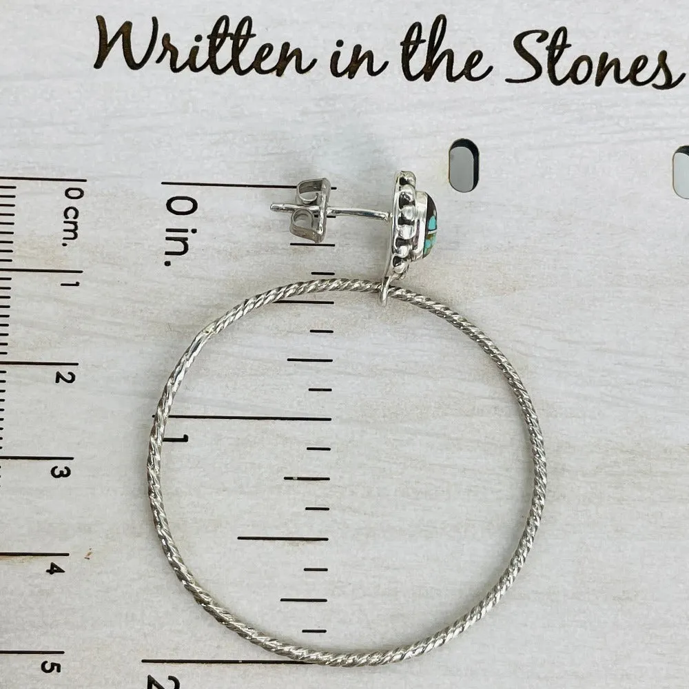 Girls Just Wanna Have Fun {Sierra Nevada turquoise} Stud & Hoops