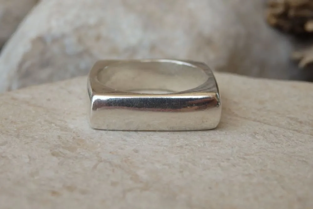 Gold Square Ring