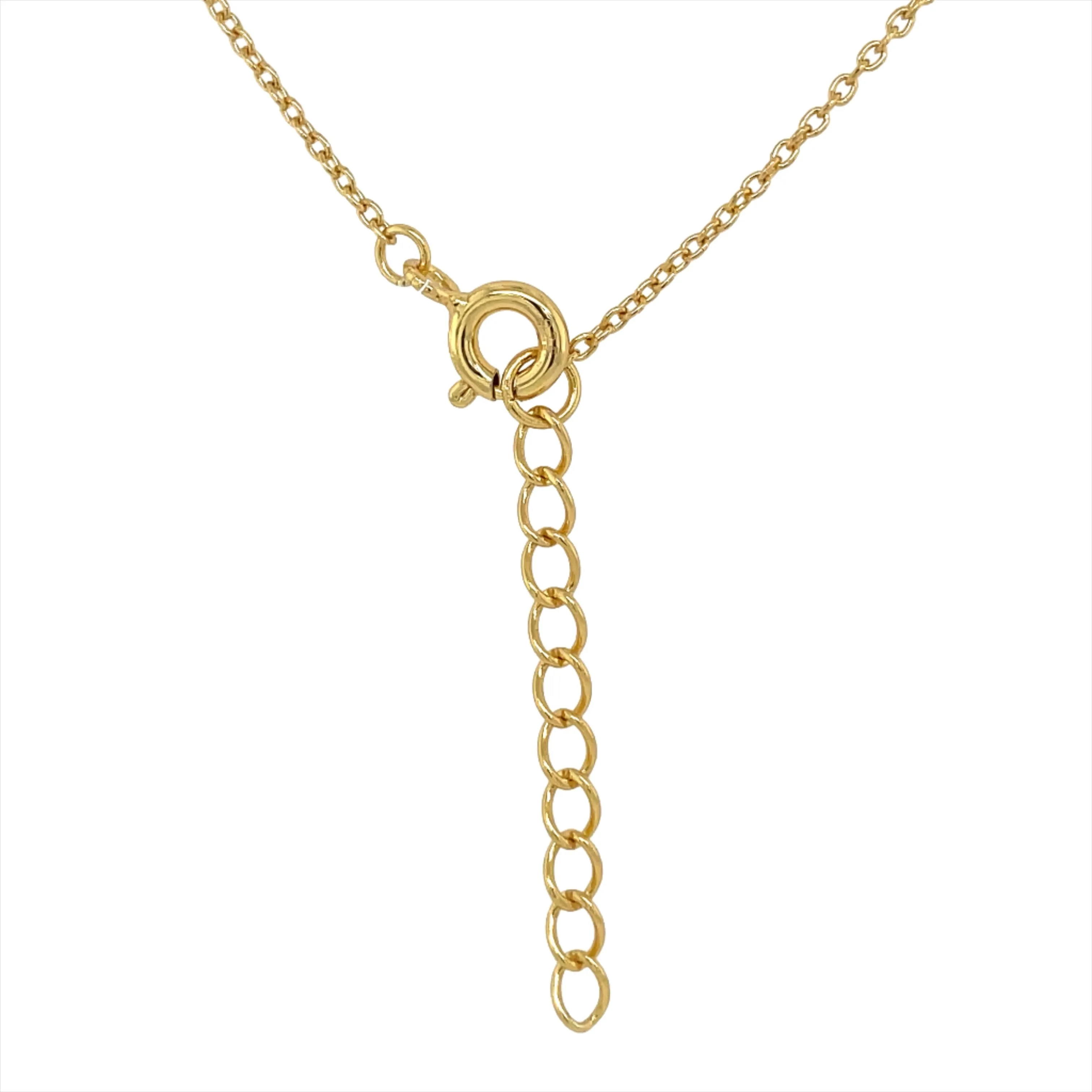 Golden Cz Astral Necklace