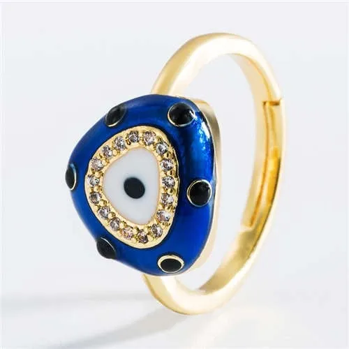 Golden Orb Eye: Classic Copper Ring