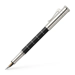 Graf Von Faber-Castell Classic Anello Black Resin Fountain Pen
