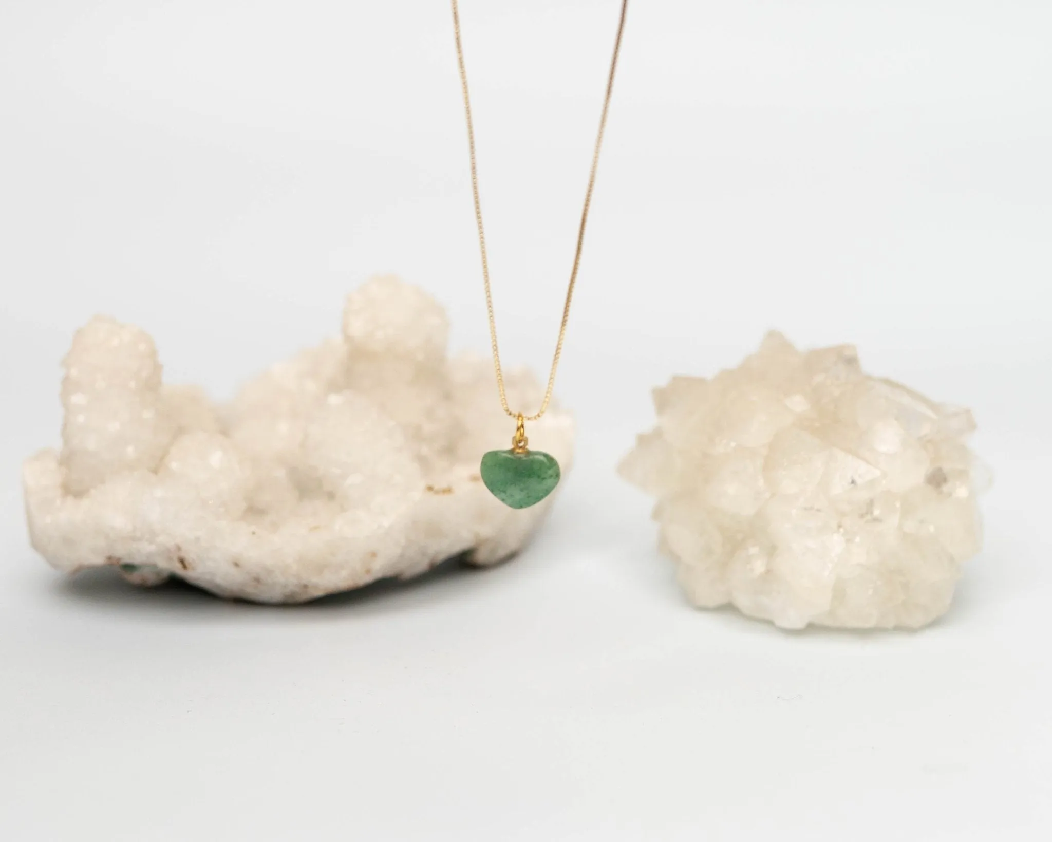Green Aventurine Heart Pendant