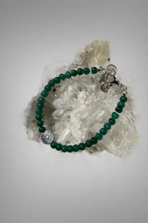 Green Jade Bead Bracelet