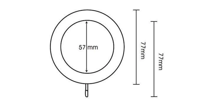 Hallis Modern Country 45mm Spare Rings Gold-Black
