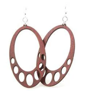 Hanging Oval Earrings # 1046