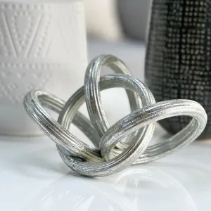 Interlocking Silver Rings Table Top