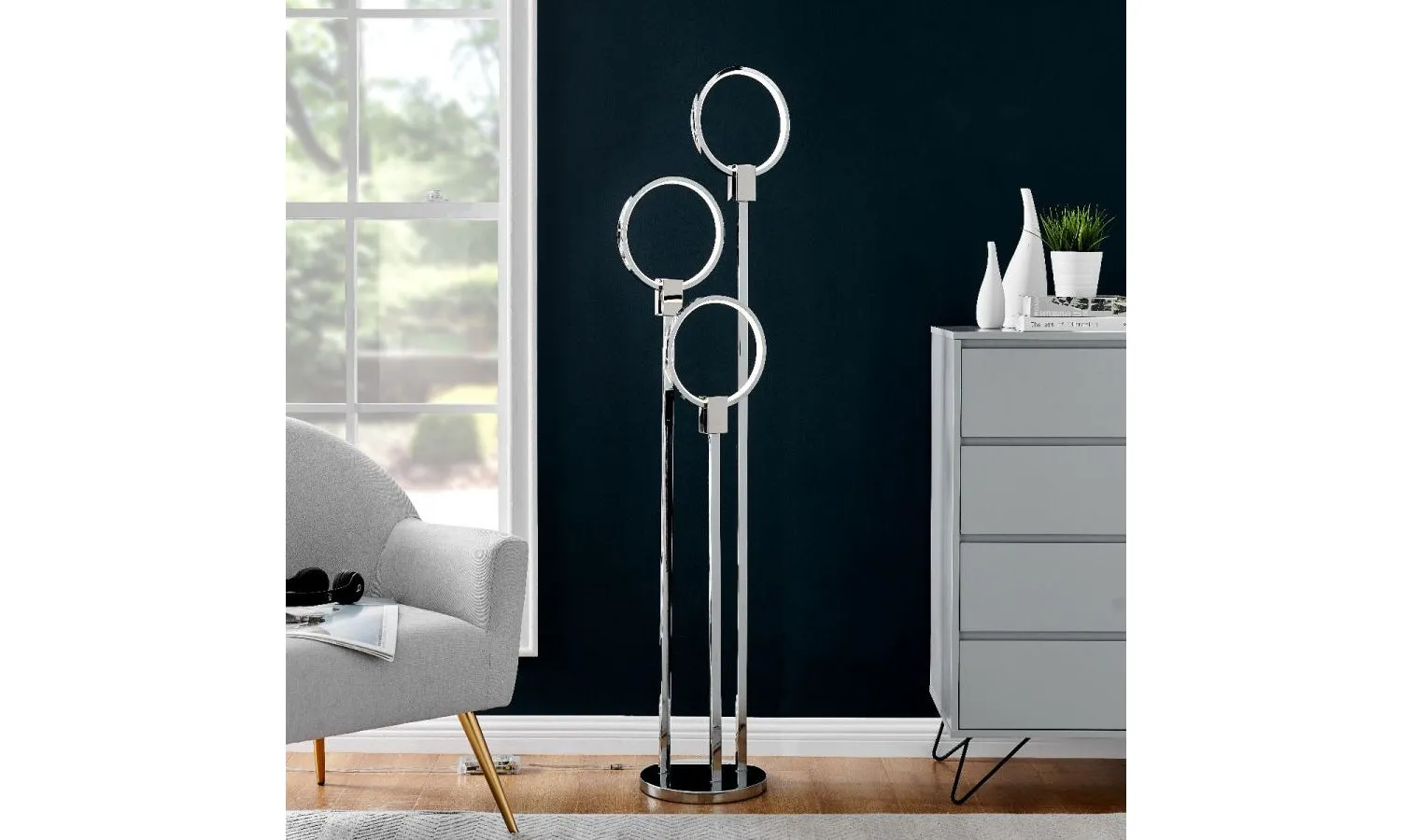 Jennifer Accents Hong Kong Modern Dimmable LED Floor Lamp